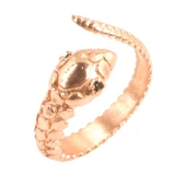 925 Ayar Gümüş Minik Yılan Yüzük thumbnail 5