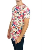 Boyu Uzun Oval Sarı Desenli T-shirt thumbnail 1