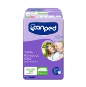 Canped Yatak Koruyucu Örtü 60X90 10 Adet - 1