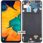 Samsung Galaxy A30 (Sm-A305F) Lcd Ekran Dokunmatik Çıtalı - 1