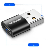 Joyroom S-H152 Adaptörü USB to Type-C Siyah - 8