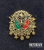 Osmanlı Devlet Arması Yaka Rozeti - 3