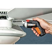 WORX WX252 4Volt/1.5Ah. Li-ion Şarjlı Tornavida + 10 adet Bits Uç thumbnail 7