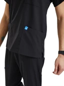 BASIC- Erkek Likralı Siyah Üniforma Takımı thumbnail 3