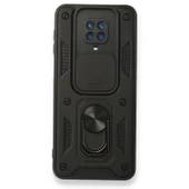 Gpack Xiaomi Redmi Note 9 Pro Kılıf Tank Aramid Sürgülü Vega Yüzüklü - 3