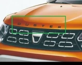 DK Tuning Duster Ön Kaput Siyah ABS 3M 3D Yazı Logo Dacia İle Uyumlu - 2