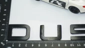 DK Tuning Duster Ön Kaput Siyah ABS 3M 3D Yazı Logo Dacia İle Uyumlu - 4