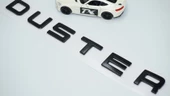 DK Tuning Duster Ön Kaput Siyah ABS 3M 3D Yazı Logo Dacia İle Uyumlu - 5