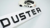 DK Tuning Duster Ön Kaput Siyah ABS 3M 3D Yazı Logo Dacia İle Uyumlu - 1