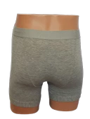 X-MAN 704 ERKEK STRETCH BACAĞI SARAN DÜZ RENK UZUN BOY BOXER - 1