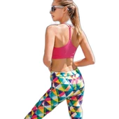 Yeni İnci Pembe Sporcu Tayt Takım YNCT127-T19 thumbnail 2