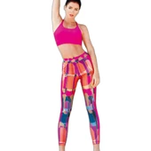 Yeni İnci yoga-fitness-pilates-koşu Sporcu Tayt Takım T128-T19 thumbnail 1