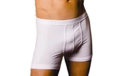 X-MAN 703 ERKEK STRETCH BACAĞI SARAN DÜZ RENK BOXER - 3