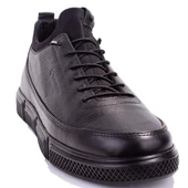 Hammer Jack 10219676 Siyah Ortopedik Günlük Erkek Deri Ayakkabı thumbnail 1