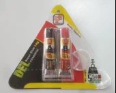 Del Glue İkiz Metal İran Yapıştırıcı 5'li Paket Çelik, Demir, Fayans, Granit, Taş, Sert Plastik Yapı - 1