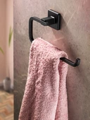 SAS Ömür Boyu Paslanmaz Solo Havluluk Ve Havlu Askılığı Siyah D-009 thumbnail 1