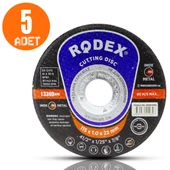 Rodex Spiral Taşlama İnox Metal Kesme Kesici Taş Diski 115x1 mm - 3