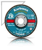 Paslanmaz Flap Zımpara - 180.80 ZR - 10 Adet - 1