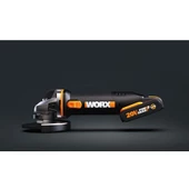 Worx Wx800 20Volt 2.0 Ah. Li-İon Çift Akülü 115Mm Profesyonel Şarjlı Avuç Taşlama - 11