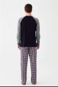 Mod Collection 3526 Erkek Yuvarlak Yaka Pijama Takımı - 6