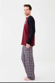 Mod Collection 3526 Erkek Yuvarlak Yaka Pijama Takımı - 1