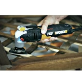 WORX WX681 450Watt Profesyonel Çok Amaçlı Devir Ayarlı Kesme Raspalama ve Zımpara + 39 Adet Aksesuar - 11