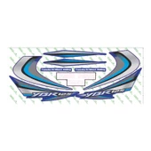 Yamaha Ybr 125 2010 Uyumlu Mavi Sticker Set - 1