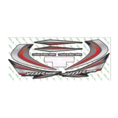 Yamaha Ybr 125 2010 Uyumlu Kırmızı Sticker Set - 1