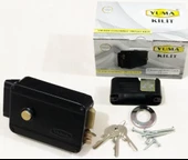 Yuma Elektrikli Trajlı Demir Kapı Kilit 14 cm Silindir Boyu 58 mm YM-609 - 2