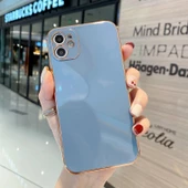 İphone 13 Pro TPU Glossy Yumuşak Kamera Korumalı Cep Telefonu Kılıfı - 8