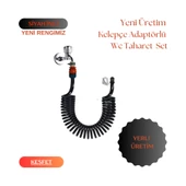 Plasyay Spiral Wc Banyo Veranda Balkon Yıkama Setleri Kelepçe Adaptörlü Setler - 1
