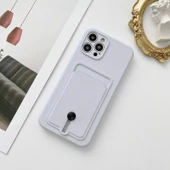 iPhone Kartlıklı Silikon Kamera Korumalı Kılıf - 9