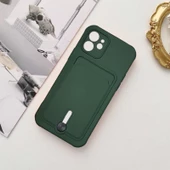 iPhone Kartlıklı Silikon Kamera Korumalı Kılıf - 6