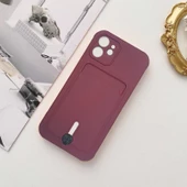 iPhone Kartlıklı Silikon Kamera Korumalı Kılıf - 11