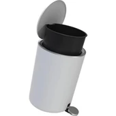 Primanova Lenox 5 Litre Pedallı Çöp Kovası İç kovalı - 3