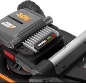 WORX WG749E 40Volt 4.0Ah. Li-ion 46CM Profesyonel Kömürsüz Şarjlı Çim Biçme - 9