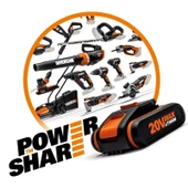 WORX WG260E.9 20Volt 61CM Profesyonel Çit Budama (Akü Dahil Değildir) - 11