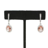 925 Ayar Gümüş Oval Zultanit Taşlı Küpe thumbnail 1