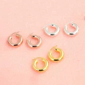 Gümüş Minik Halka Küpe thumbnail 1