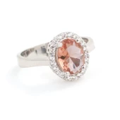 925 Ayar Gümüş Oval Zultanit Taşlı Yüzük thumbnail 4