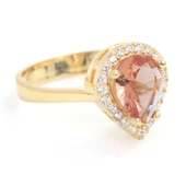 925 Ayar Gümüş Damla Zultanit Taşlı Yüzük thumbnail 10