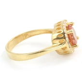 Gümüş Kare Zultanit Taşlı Yüzüğü thumbnail 3