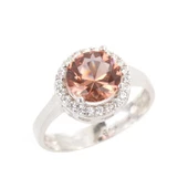 925 Ayar Gümüş Yuvarlak Zultanit Taşlı Yüzük thumbnail 3