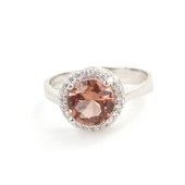 925 Ayar Gümüş Yuvarlak Zultanit Taşlı Yüzük thumbnail 6