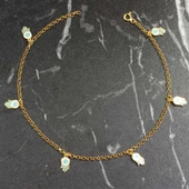 925 Ayar Gümüş 6 Adet Fatma Ana Eli Objeli Halhal thumbnail 2