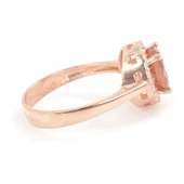 925 Ayar Gümüş Yuvarlak Zultanit Taşlı Yüzük thumbnail 9