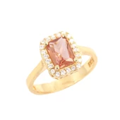 925 Ayar Gümüş Dikdörtgen Zultanit Taşlı Yüzük thumbnail 12