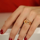 925 Ayar Gümüş At Nalı Model Yüzük thumbnail 8