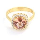 Gümüş Kare Zultanit Taşlı Yüzüğü thumbnail 5