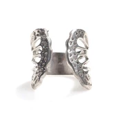 925 Ayar Gümüş Quadri Kelebeği Model Yüzük thumbnail 3